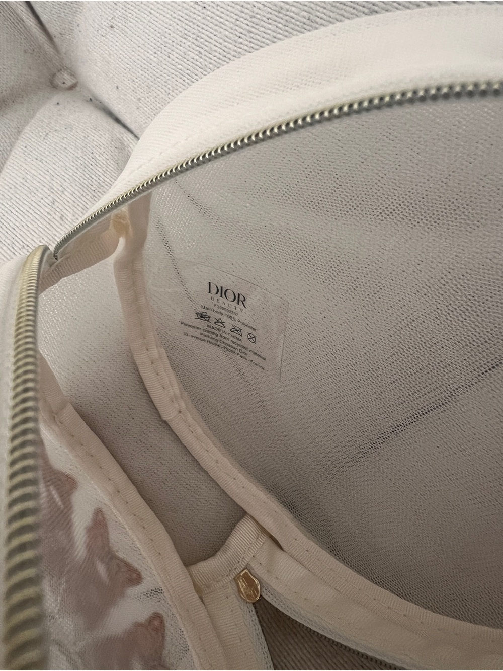 BRAND NEW DIOR Round Embroidered Butterfly Pouch - Picture 6 of 6